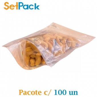 Transparente com Ziper - 08cm x 12,5cm