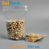 Transparente com Ziper - 19cm x 26cm