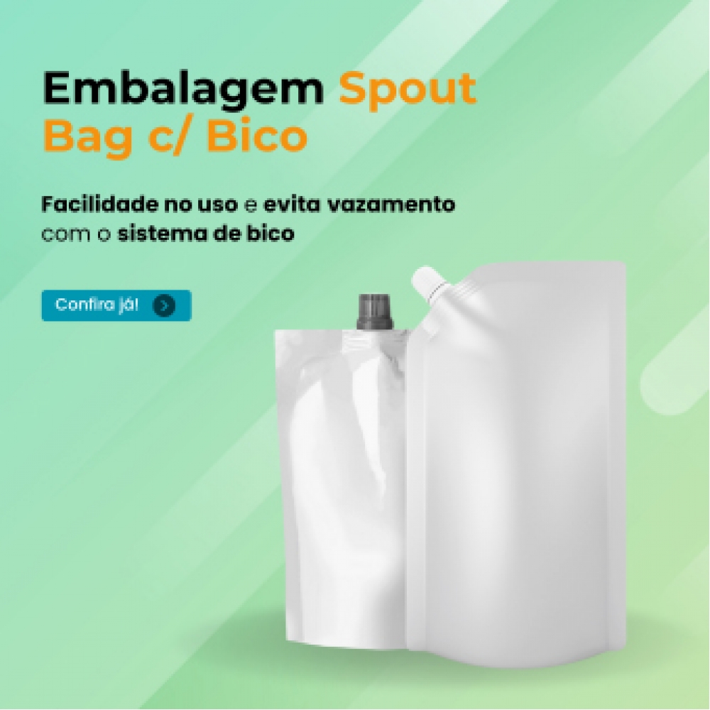 Embalagem Spout Bag c/ Bico