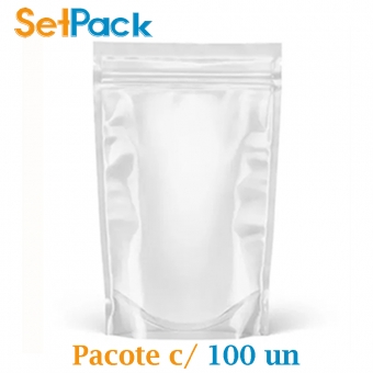 Transparente com Ziper - 08cm x 12,5cm